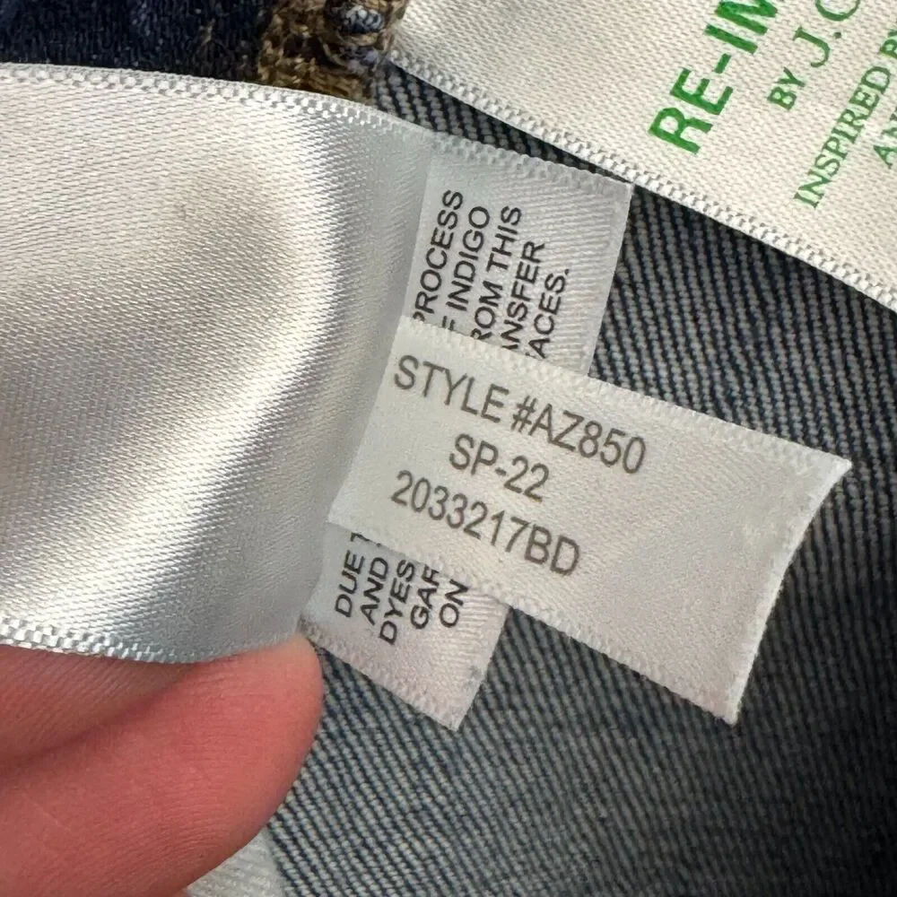 J. Crew Flex Jean Mens 29*32 Straight Medium Wash AZ850 Cotton Stretch Pockets